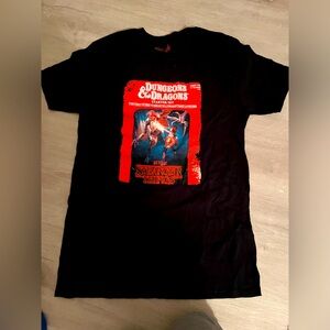 Stranger Things/Dungeons and dragons black T-shirt